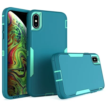 Pour iPhone X XR XS Max étui antichoc mat téléphone pare-chocs hybride étuis de protection pour iPhone XS XS XS couvertures arrière iPhone XR couverture