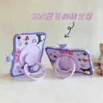 For IPad Air Mini 2 3 4 5 6 10.9 A16 Pro 11 10 9 8 7th Gen Child Case Cute Cartoon Kuromi Soft Silicone Tablet Protective Case