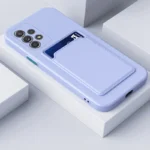Étui portefeuille en Silicone souple avec fente pour carte, étui arrière pour Samsung Galaxy S24 S23 S22 S21 S20 Plus FE Note 20 Ultra A51 A71 A54