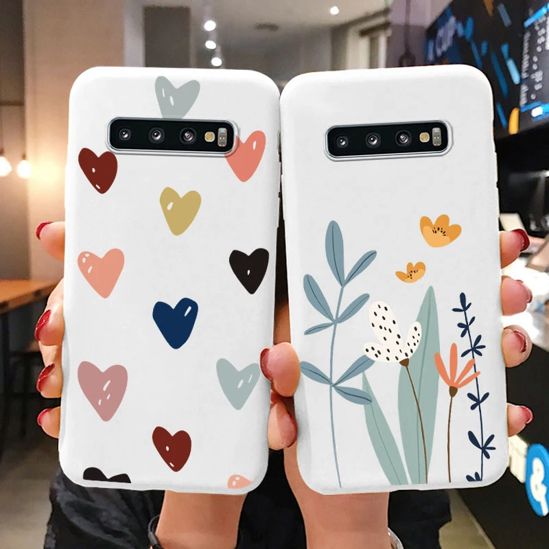 kf-S463afb9eae694508a7988145d6321264A-Case-For-Samsung-Galaxy-S10-S-10-Plus-S10E-Phone-Cover-Cute-Cartoon-Candy-Painted-Soft