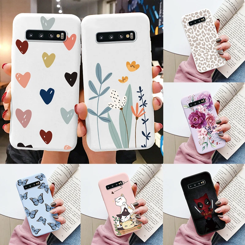 kf-S681cef8524fa48a5a392587af64af620L-Case-For-Samsung-Galaxy-S10-S-10-Plus-S10E-Phone-Cover-Cute-Cartoon-Candy-Painted-Soft