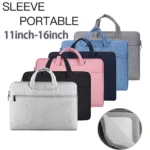 Laptop Double handbag Case for Macbook HP DELL Lenovo ASUS Huawei Samsung 13.3" 14" 15.3" 15.6" 16" Waterproof Notebook Cover