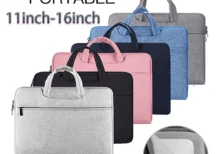 Laptop Double handbag Case for Macbook HP DELL Lenovo ASUS Huawei Samsung 13.3" 14" 15.3" 15.6" 16" Waterproof Notebook Cover