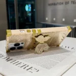 Coque de téléphone miroir mignonne pour iPhone 16 15 14 Plus 13 12 11 Pro Max, housse de support pliable de luxe à paillettes papillon