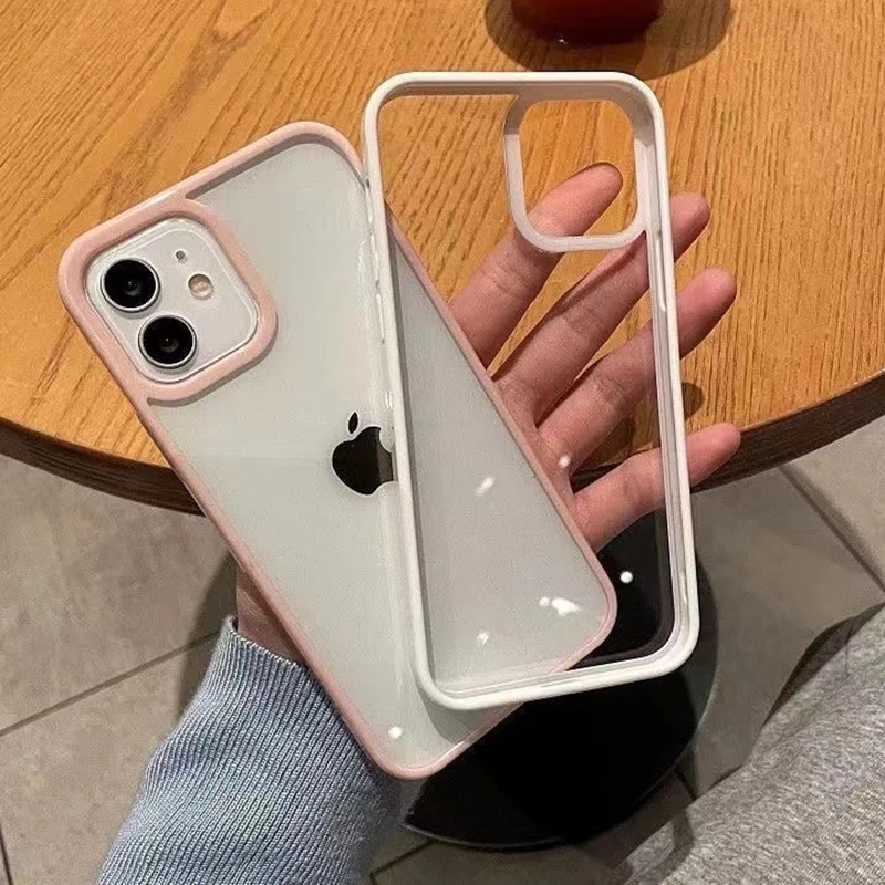 kf-S99668537b300498e9cfb7157a5dbf77bI-Color-Transparent-Shockproof-Phone-Case-For-iPhone-12-13-Mini-11-Pro-Max-XR-X-XS