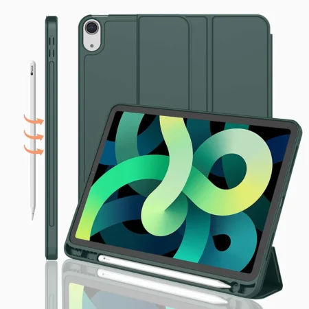 With Pencil Holder Funda for iPad pro 12.9 air 11 13 11th 11 M3 10.5 10.2 iPad Air 5th 4th 10th Gen 10.9 iPad Air1 2 6th 5th 9.7