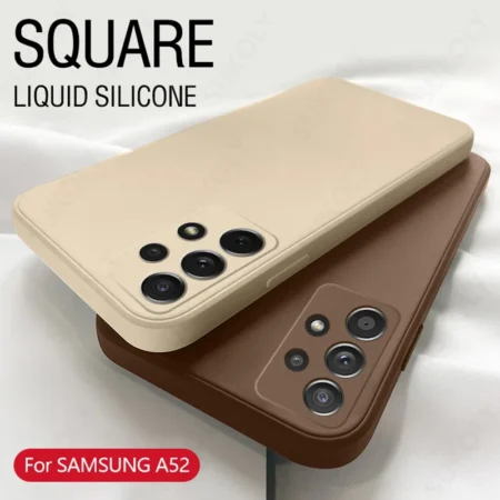 For Samsung Galaxy A52 A54 S21 S23 S22 Ultra S20 FE Soft-Touch Silicone Case For Samsung A51 A72 A14 A73 A53 5G Protective Shell
