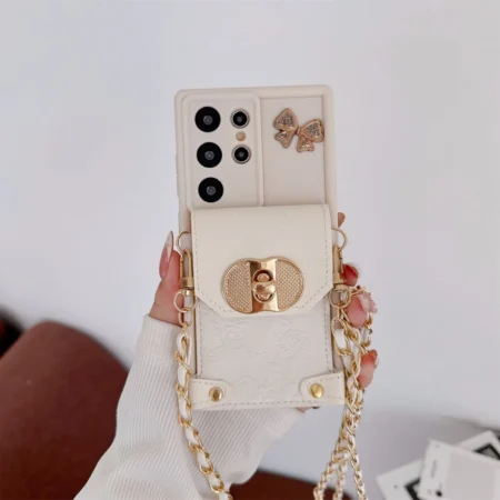 Étui portefeuille à bandoulière avec porte-cartes, pour Samsung Galaxy S24 S21 FE S25 Ultra S23 S22 Plus A06 A16 A56 A36 A54 A55 A35 A25 A15